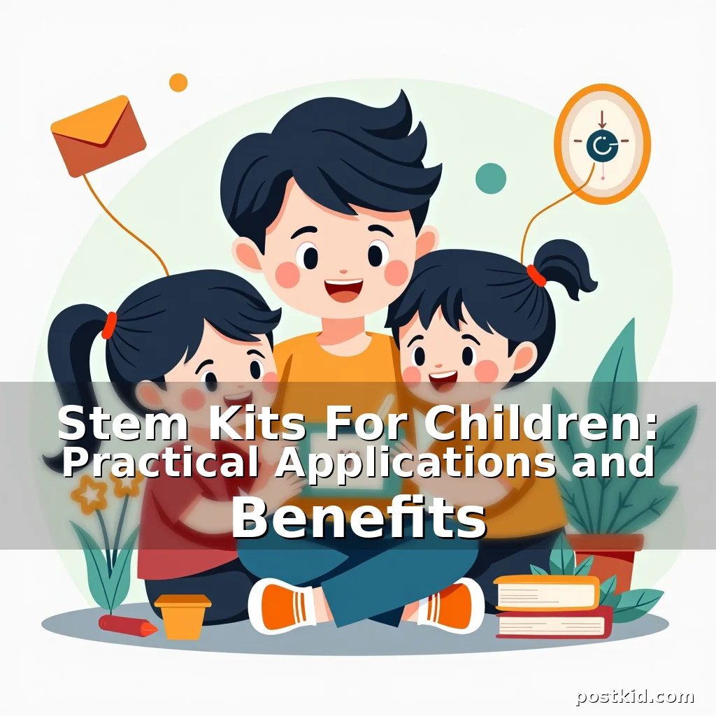 Artistic representation for Stem Kits For Children: Practical Applications and Benefits