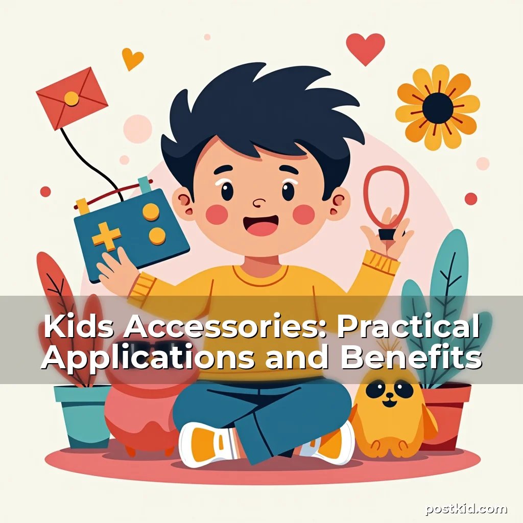 Read more about the article Kids Accessories: Practical Applications and Benefits