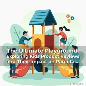 Artistic representation for The Ultimate Playground: Exploring Kids Product Reviews and Their Impact on Parental Decisions