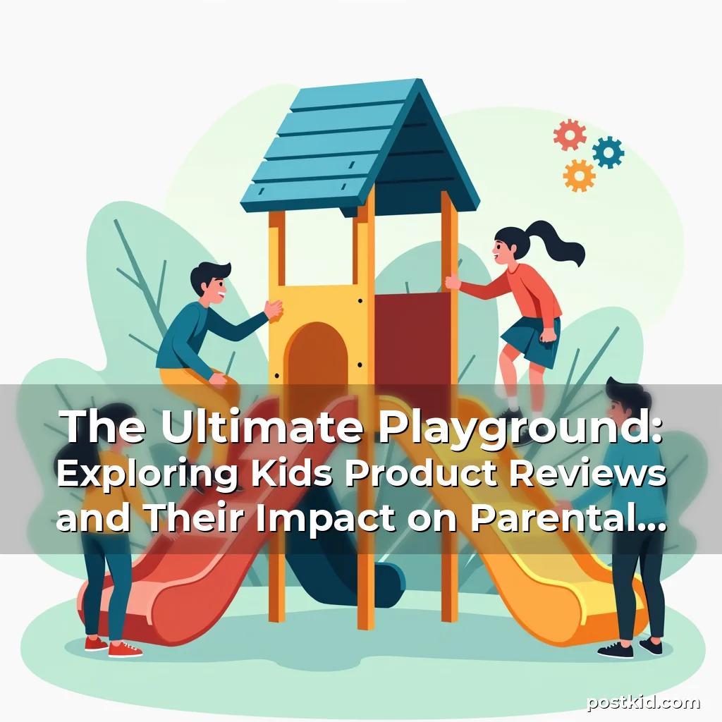 Read more about the article The Ultimate Playground: Exploring Kids Product Reviews and Their Impact on Parental Decisions