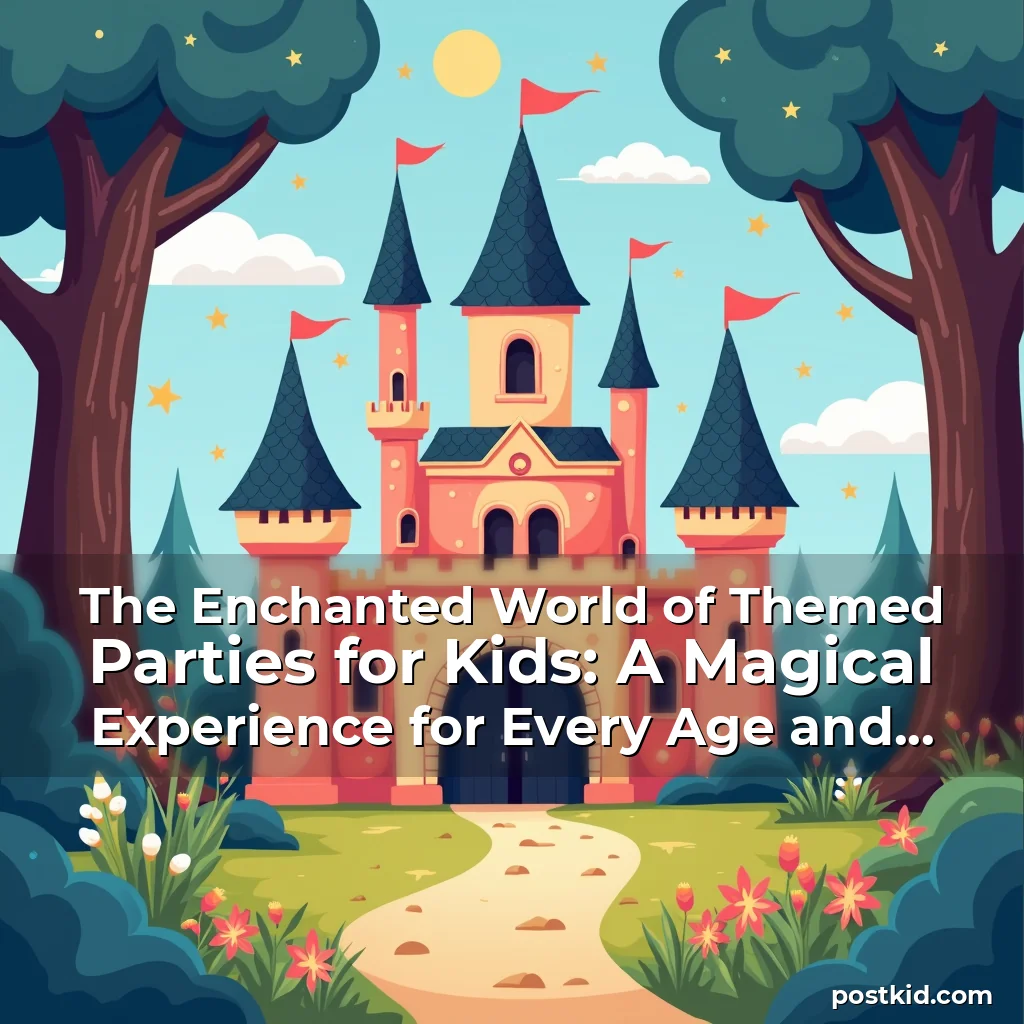 Read more about the article The Enchanted World of Themed Parties for Kids: A Magical Experience for Every Age and Interest